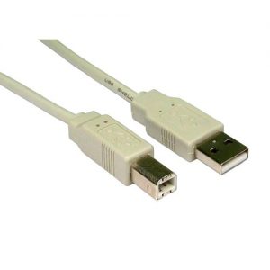 Cable USB Nano Cable USB 2.0 A/M - USB 2.0 B/M 1.8M BEIGE Impresora