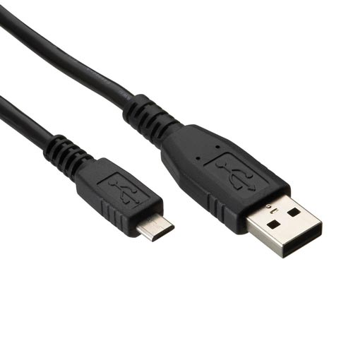 Cable USB Nano Cable USB 2.0 A/M - Micro USB 2.0 B/M 1.8M Negro