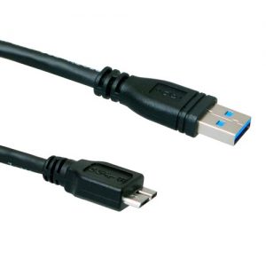 Cable USB Nano Cable USB 3.0 A/M - Micro USB 3.0 B/M 2.0M Negro