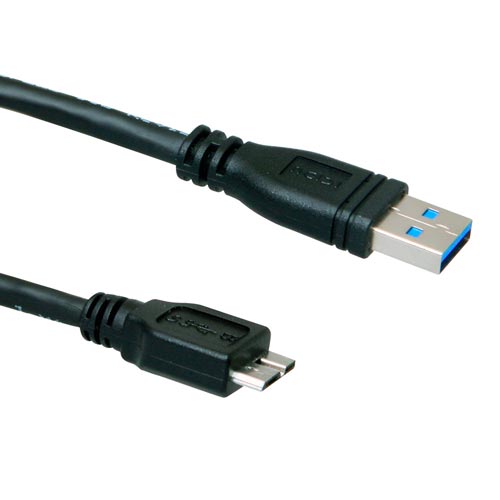 Cable USB Nano Cable USB 3.0 A/M - Micro USB 3.0 B/M 1.0M Negro