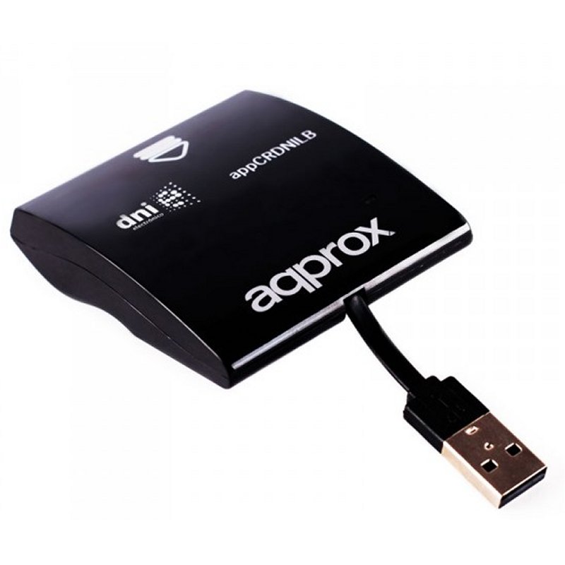approx! Lector appCRDNILBv2 DNI Ext+Smart Card Neg - Imagen 3