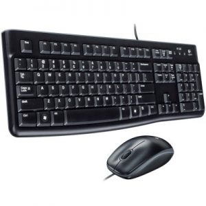 Logitech MK120 Teclado + Ratón óptico 1000dpi USB