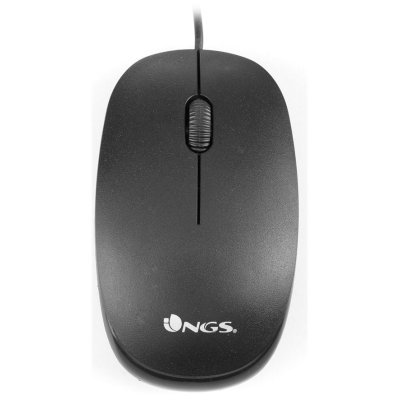 NGS Raton óptico Flame 1000 Dpi Negro
