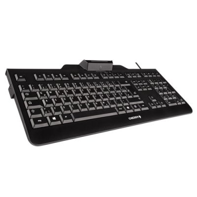 Cherry Teclado+lector chip integrado (DNIe) Negro - Imagen 3