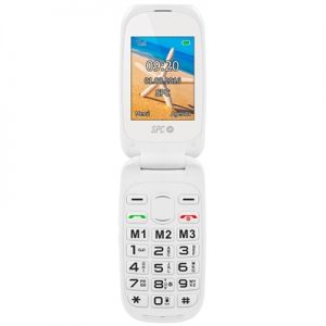 SPC Harmony Telefono Movil BT FM + Dock Blanco