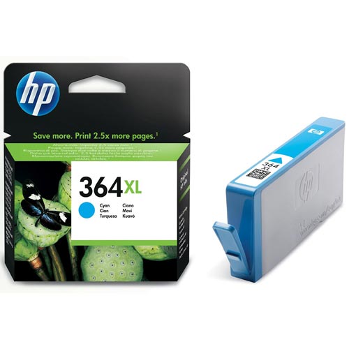 Tinta HP CB323EE Nº 364XL Cyan - Imagen 2