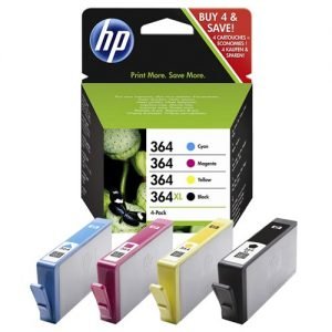 Tinta HP N9J73AE / J3M82AE / SD534 PACK Nº 364 Negro / COLOR