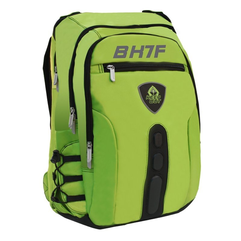 KEEP OUT BK7FG Mochila 15.6" Full Gaming Green