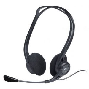 Auriculares DIADEMA con Micrófono Logitech Headset PC 960 USB CONTROL VOLUMEN / MUTE NEGRO 981-000100