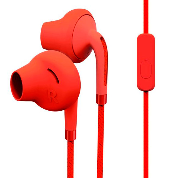 Earphones Energy Sistem STYLE 2+ RASPBERRY Headset Intrauditivos 3.5mm DRIVER 12mm NEODYNIUM
