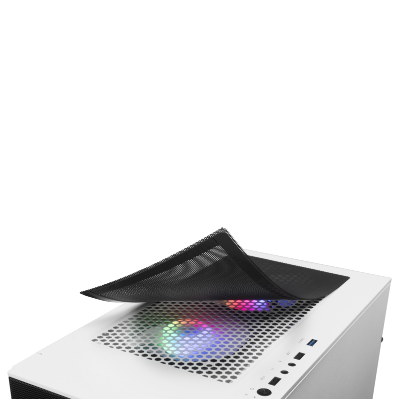 Mars Gaming Caja MCZ PREMIUM M-ATX 2X FRGB Blanca - Imagen 2