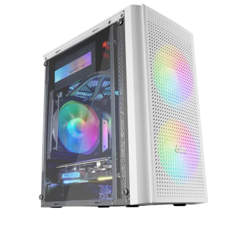 Mars Gaming caja MICRO-ATX MC300W WHITE