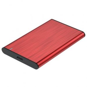 Caja Externa 2.5" Aisens ASE-2525RED/ USB 3.1/ Sin tornillos