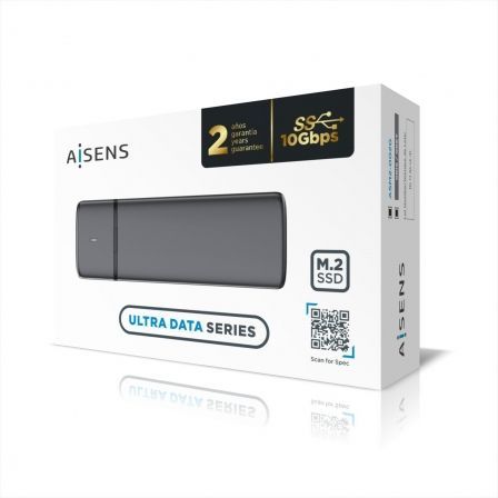 Caja Externa para Disco SSD M.2 SATA/NVMe Aisens ASM2-002G/ USB 3.1/ Sin tornillos - Imagen 4