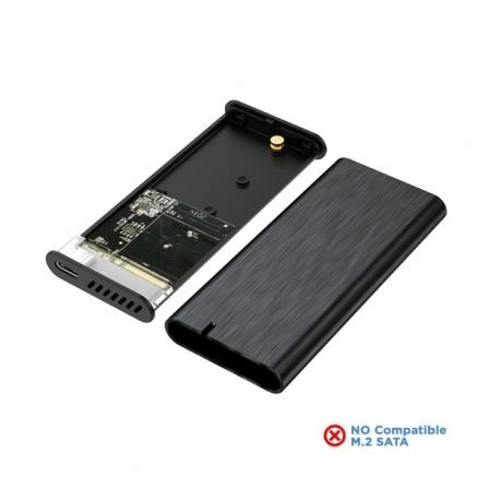 Caja Externa para Disco Duro SSD M.2 NVMe Aisens ASM2-008B/ USB 3.1 Gen2/ Sin Tornillos - Imagen 3