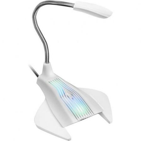 Mars Gaming Microfono Gaming RGB WIN/MAC/PS4 Blanc - Imagen 2