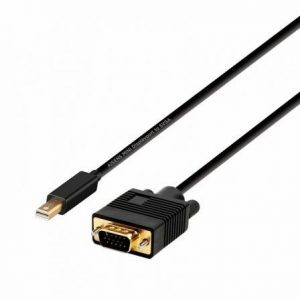 Cable Mini Displayport Macho - VGA Macho/ 2m/ Negro -  Aisens A125-0362