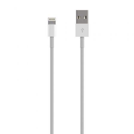 Cable Lightning Aisens A102-0542/ USB Macho - Lightning Macho/ 50cm/ Blanco - Imagen 2