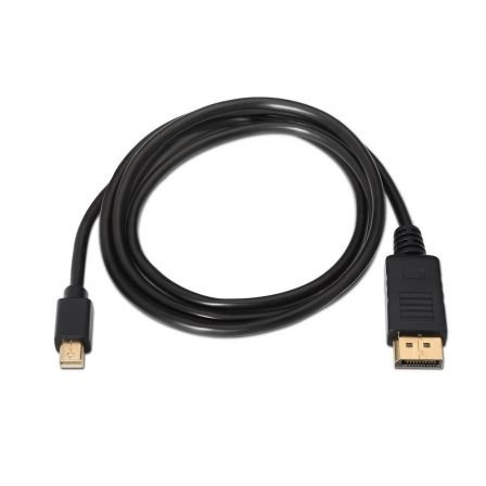Cable Displayport Macho - Mini Displayport Macho/ 2m/ Negro - Aisens A124-0131 - Imagen 2