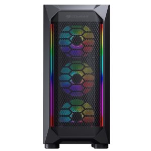 Cougar Caja Semitorre MX410 Mesh-G RGB Negra con ventana