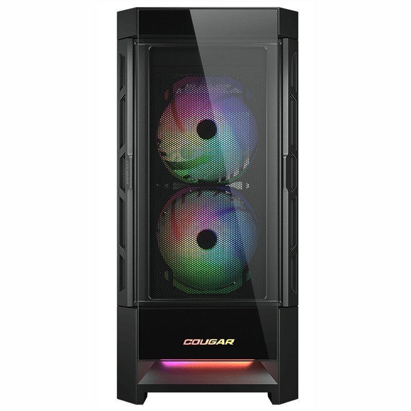Cougar Caja Semitorre Duoface Rgb Negra