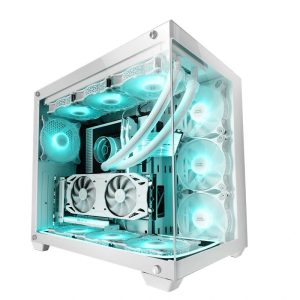 MARS GAMING Caja E-ATX MCV4 XXL PREMIUM White