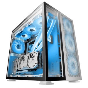 MARS GAMING Caja Atx MCNOVA XXL Aluminium Negra Blanca