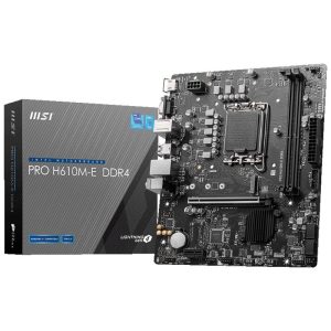 MSI Base PRO H610M-E DDR4 mATX 1700