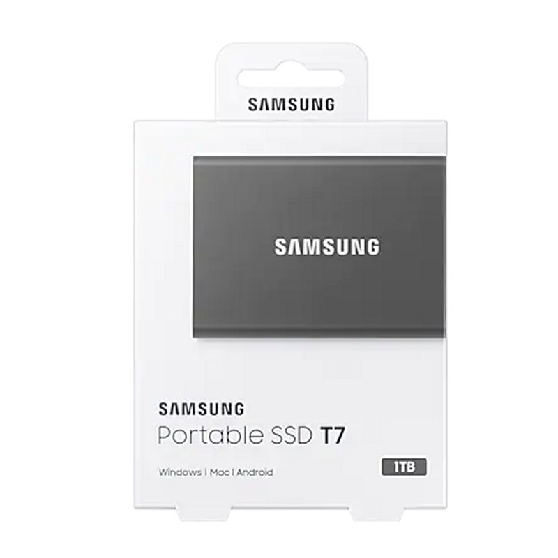Samsung T7 SSD Externo 1TB NVMe USB 3.2  Gris - Imagen 4