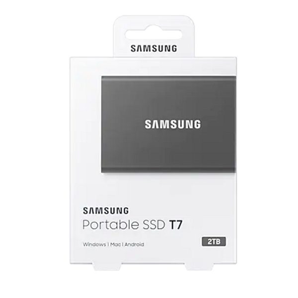 Samsung T7 SSD Externo 2TB NVMe USB 3.2  Gris - Imagen 4