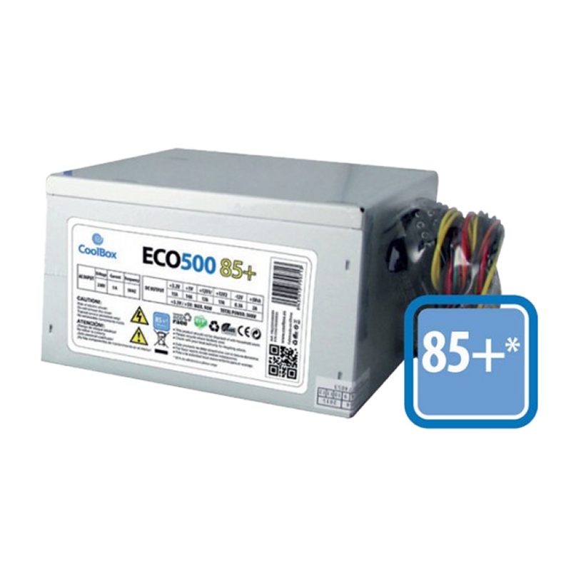 CoolBox Fuente Alim. ATX ECO-500 85+ EFI - Imagen 2