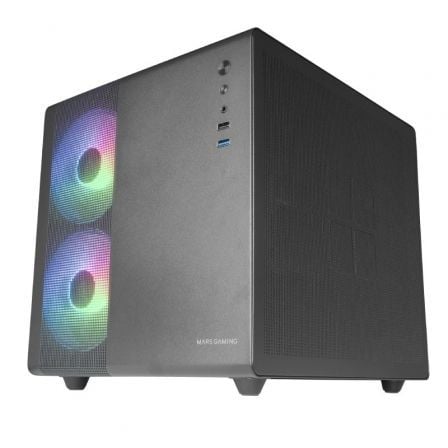 Caja Gaming Minitorre Mars Gaming MC-400 Negra - Imagen 4