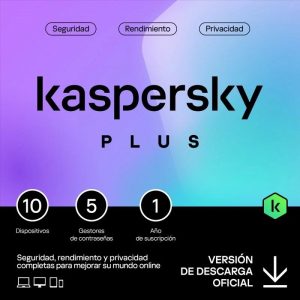 Kaspersky Plus 10L/1A ( Licencia electrónica )