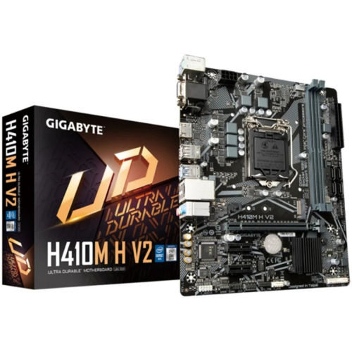 GIGABYTE H410M H V2 (REV.1.0) INTEL1200 2DDR4 HDMI PCIE3.0 4SATA3 USB3.2 MATX