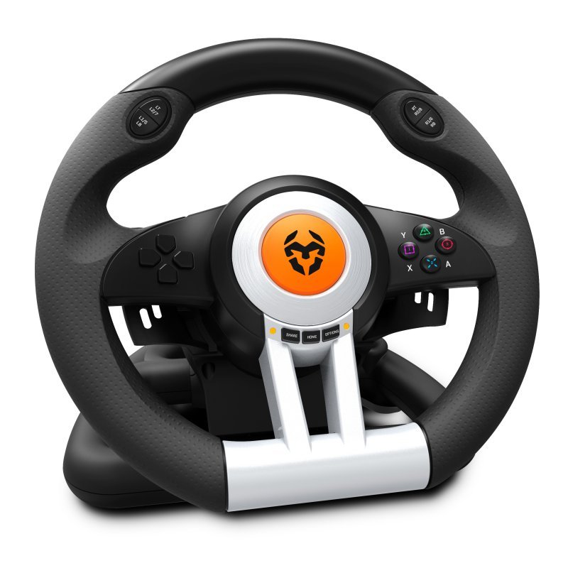 Krom Juego de Volante y pedales K-Wheel Multip. - Imagen 2