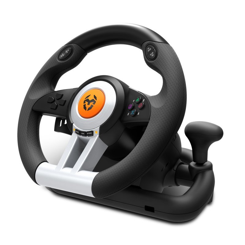 Krom Juego de Volante y pedales K-Wheel Multip. - Imagen 3