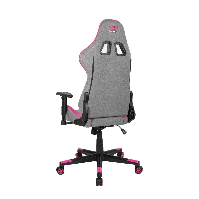 DRIFT Silla Gaming DR90 PRO Gris/Rosa - Imagen 2