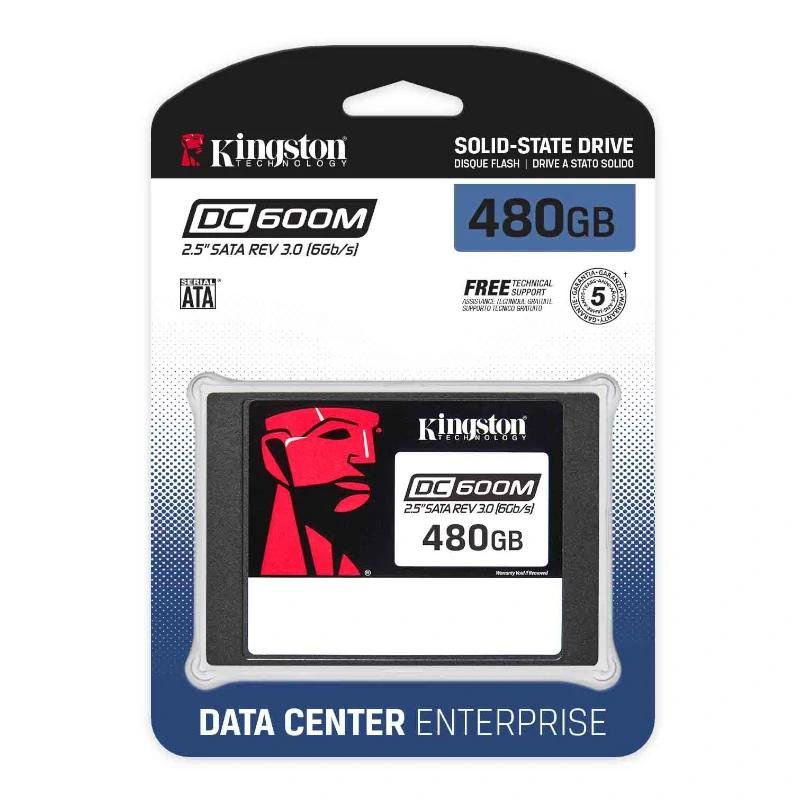 Kingston Data Center DC600M SSD 480GB 2.5" SATA - Imagen 2
