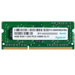 Apacer 4GB/ DDR3/ 1600MHz/ 1.35V/ SODIMM