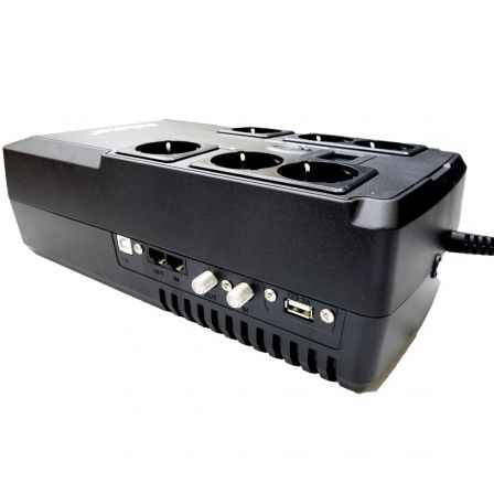 SAI Línea Interactiva Phasak Kryptos 800 VA/ 480W/ 6 Salidas/ Formato Bloque - Imagen 3