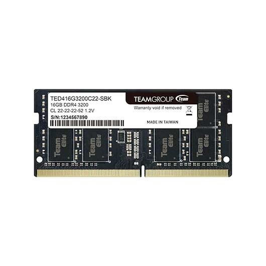 SODIMM DDR4 16GB PC3200 TEAMGROUP ELITE