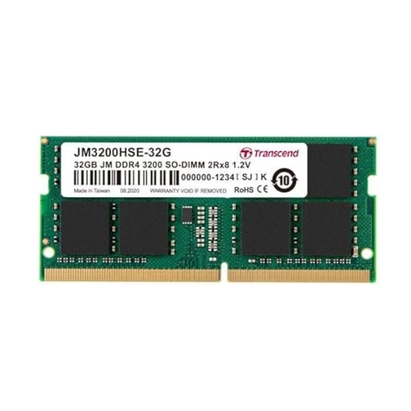 SODIMM 32GB 3200Mhz DDR4 TRANSCEND M1.2V CL22 2Rx8  JM3200HSE-32G