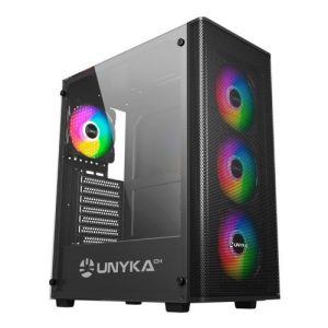 UNYKA MIR100 S/FUENTE USB3.0 NEGRA ARGB C/VENTANA