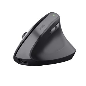 RATON OPTICO WIRELESS ERGONOMICO VERTICAL TM-270 NEGRO TRUST