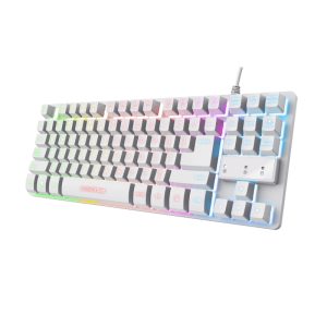 TECLADO GAMING GXT 833W THADO RGB BLANCO TRUST
