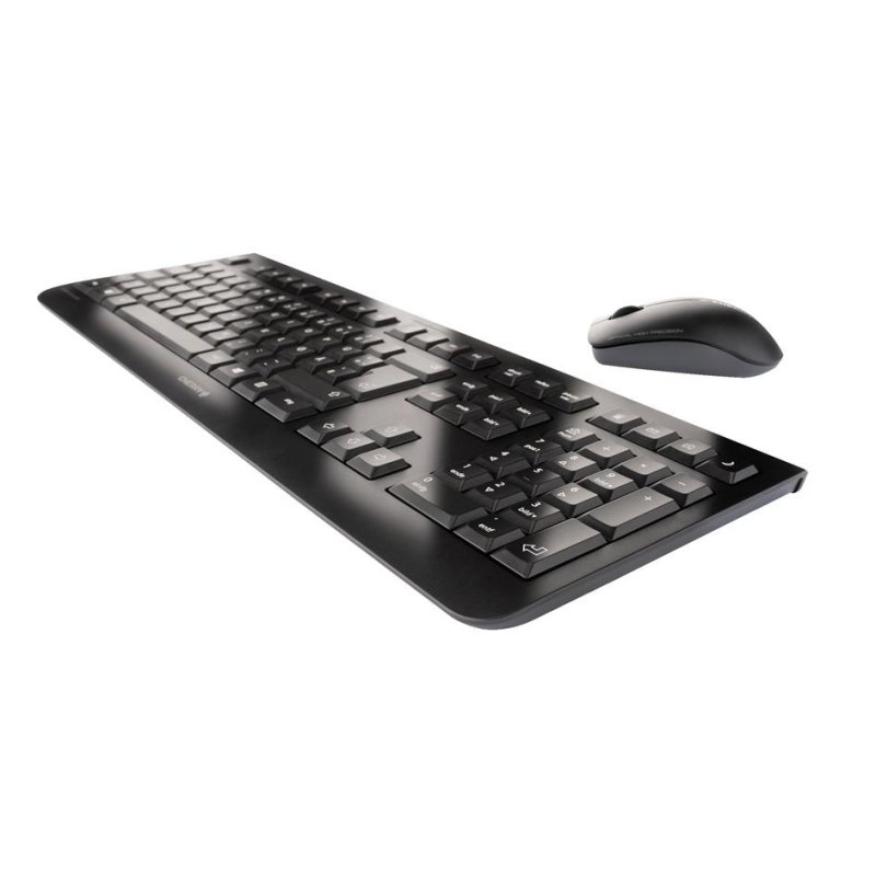 Cherry Teclado+Ratón Inalámbrico Inglés DW3000 Neg - Imagen 2