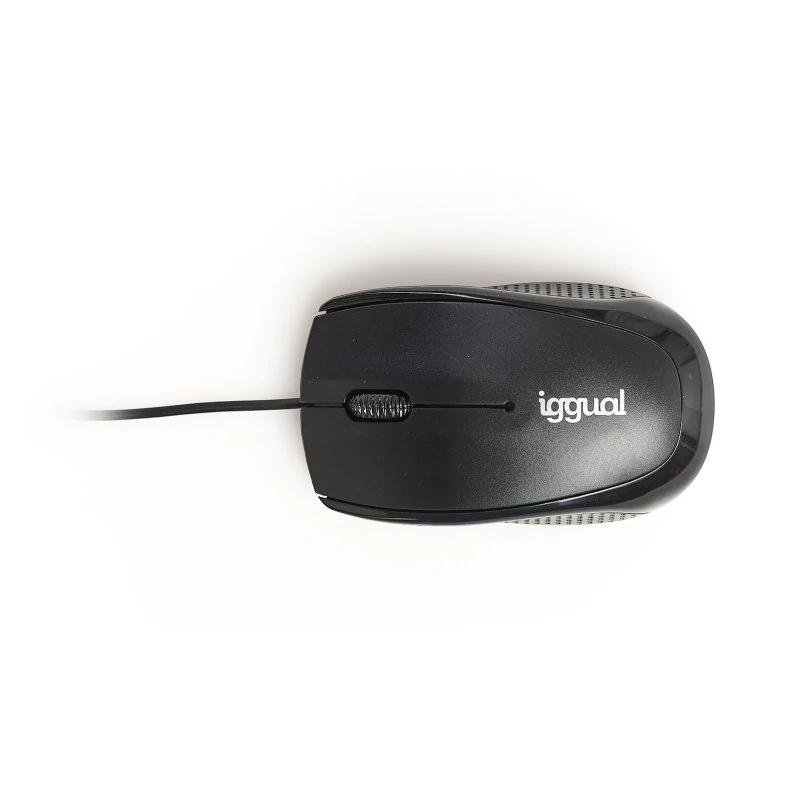 iggual Ratón óptico COM-BASIC-800DPI negro - Imagen 3
