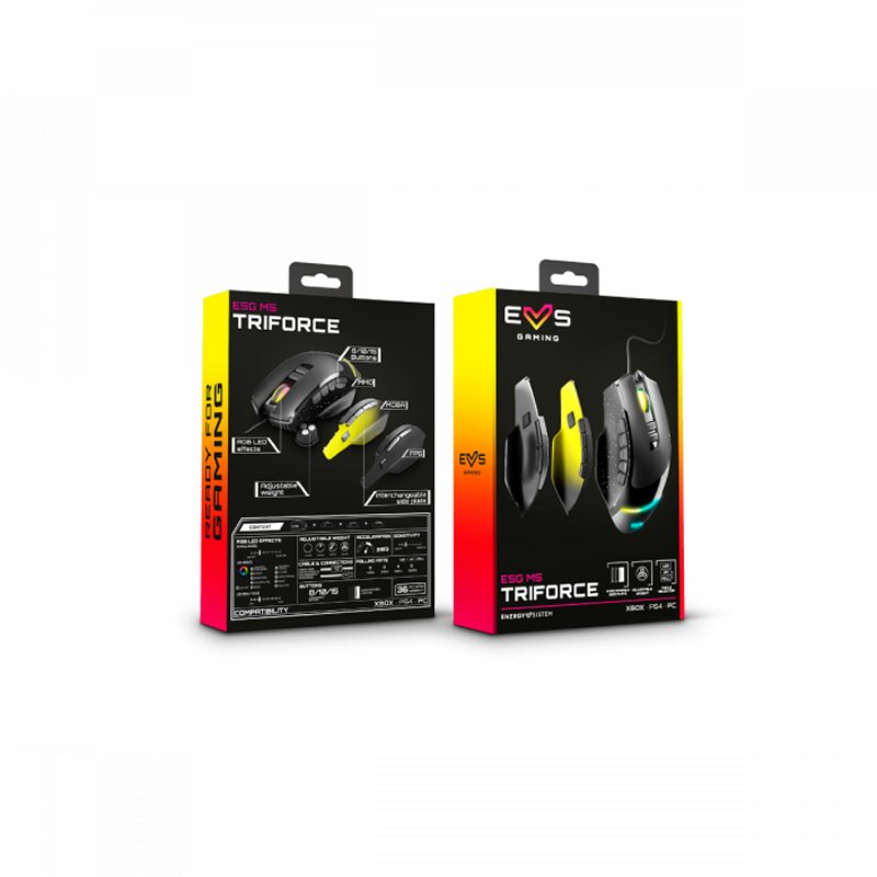 Energy Sistem Raton Gaming ESG M5 Triforce RGB - Imagen 4