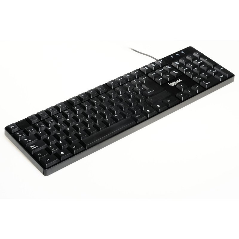 iggual Teclado estándar CK-FRAMELESS-105T negro - Imagen 2