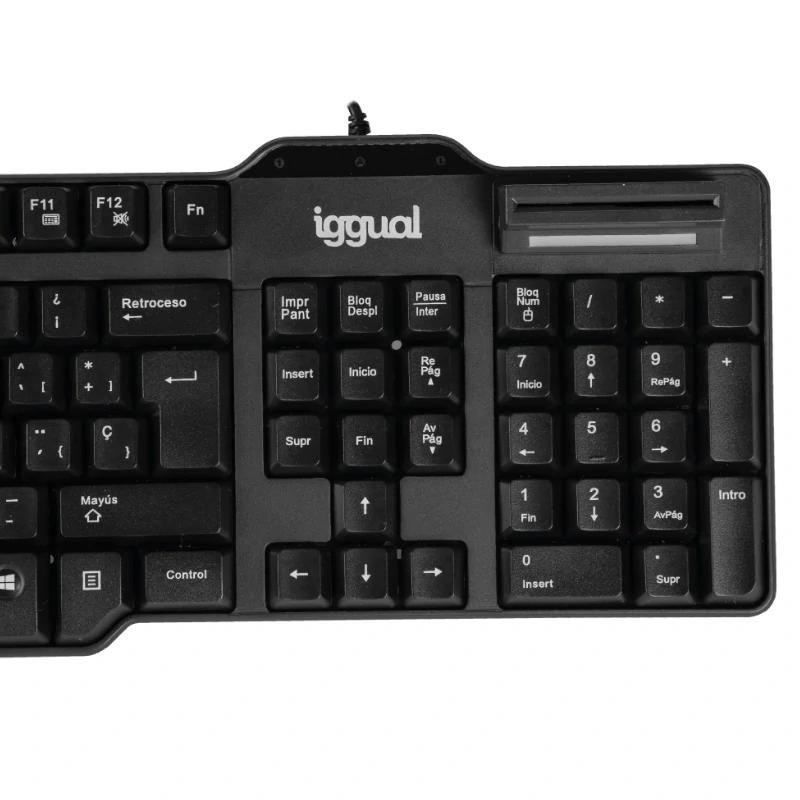 iggual Teclado con lector DNI CK-ID-DNI SMARTcard - Imagen 3